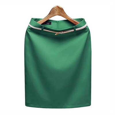 Γυναικείες ψηλόμεσες κοντές φούστες Επίσημα ρούχα γραφείου Lady Plus Size S - XXXL Candy Color Γυναικεία Κομψή μίνι γυναίκα Pencil φούστα