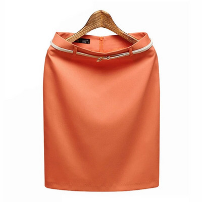 Γυναικείες ψηλόμεσες κοντές φούστες Επίσημα ρούχα γραφείου Lady Plus Size S - XXXL Candy Color Γυναικεία Κομψή μίνι γυναίκα Pencil φούστα