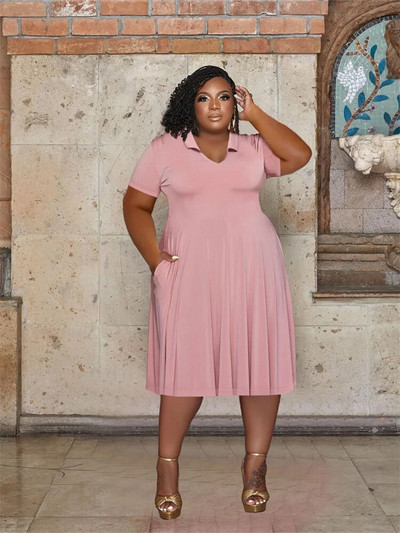 Wmstar haljine velikih veličina za žene kratkih rukava, jednobojne, ležerne, slatke, elegantne maksi haljine, nova ljetna odjeća, veleprodaja Dropshipping