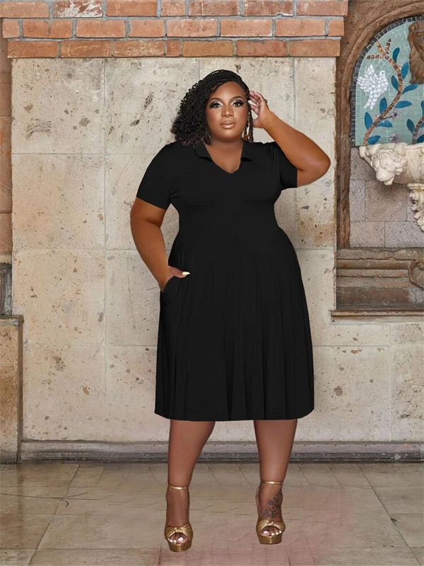 Wmstar haljine velikih veličina za žene kratkih rukava, jednobojne, ležerne, slatke, elegantne maksi haljine, nova ljetna odjeća, veleprodaja Dropshipping