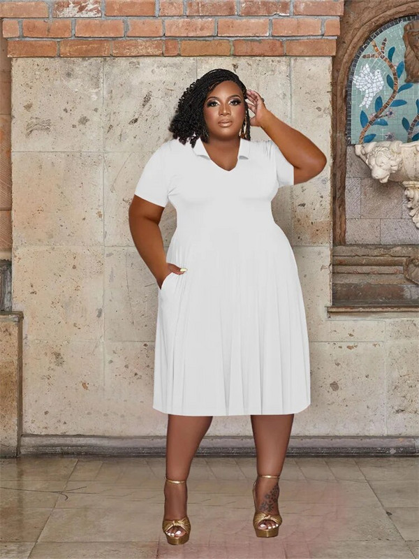 Wmstar haljine velikih veličina za žene kratkih rukava, jednobojne, ležerne, slatke, elegantne maksi haljine, nova ljetna odjeća, veleprodaja Dropshipping