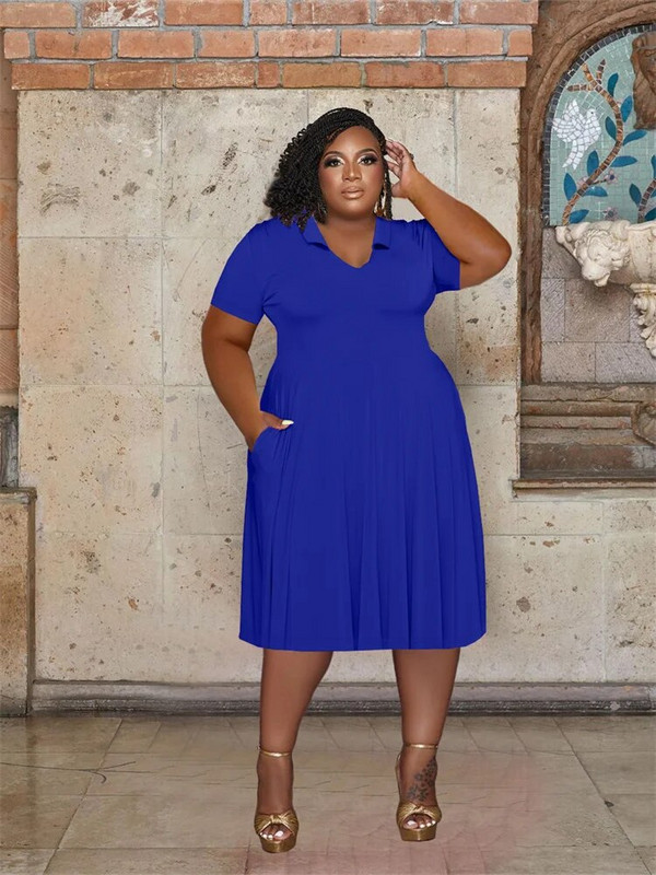 Wmstar haljine velikih veličina za žene kratkih rukava, jednobojne, ležerne, slatke, elegantne maksi haljine, nova ljetna odjeća, veleprodaja Dropshipping