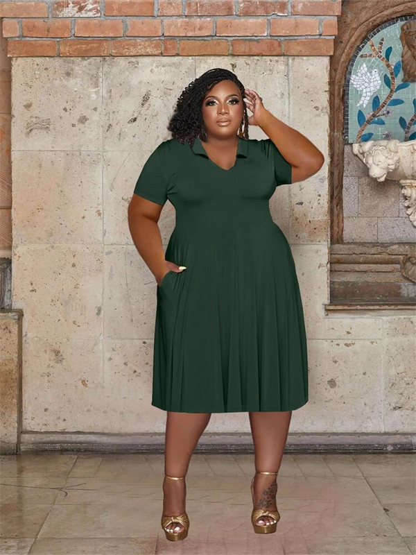 Wmstar haljine velikih veličina za žene kratkih rukava, jednobojne, ležerne, slatke, elegantne maksi haljine, nova ljetna odjeća, veleprodaja Dropshipping