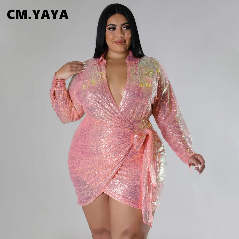 CM.YAYA rochie midi cu mâneci lungi, cu mâneci lungi, cu paiete laterale, cu paiete, 2023, sexy, pentru petrecere, seara, elegante, rochii, rochii