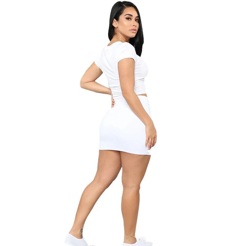 Κομψές OL Γυναικείες Pencil Φούστες Γυναικείες Μεγάλο Μέγεθος Casual Στερεό Κοντό Μίνι faldas mujer moda Bud Bodycon Μαύρη λευκή φούστα