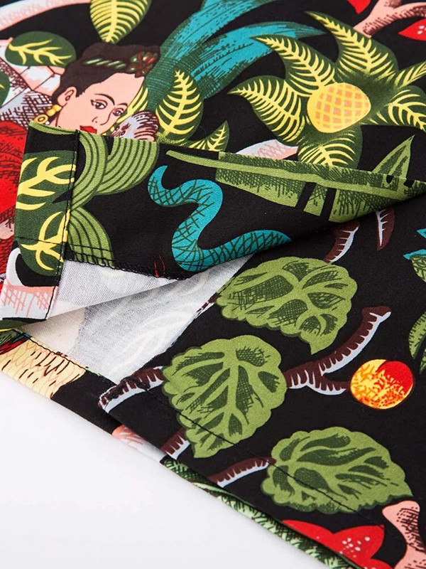 Bavlnená letná bandážová sukňa Dámska priliehavá korčuliarska midi dĺžka Dámska retro vintage ležérna sukňa s vysokým pásom do práce