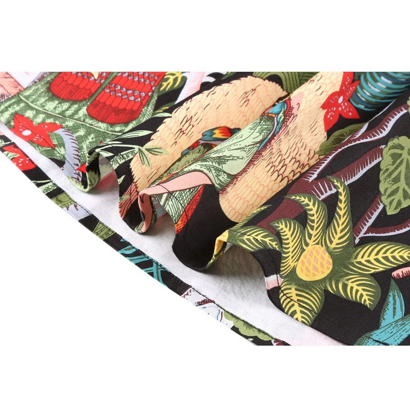 Bavlnená letná bandážová sukňa Dámska priliehavá korčuliarska midi dĺžka Dámska retro vintage ležérna sukňa s vysokým pásom do práce