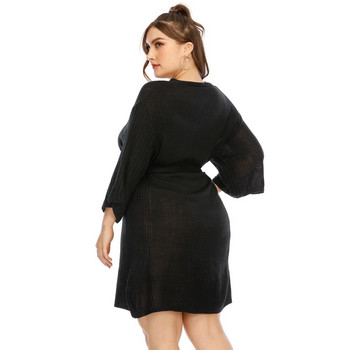 2022 Νέο Γυναικείο Φόρεμα Plus μέγεθος Μασίφ Μαύρο Κόκκινο Μεγάλο Μεγάλο Plussize Streetwear Ρούχα Ρούχα Casual ρούχα για γυναικεία κοστούμια