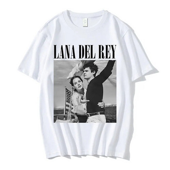 Νέα Lana Del Rey Ldr γραφικό μπλουζάκι με στάμπα μόδας Streetwear κοντό μανίκι casual Crew λαιμόκοψη συν μέγεθος γυναικείο μπλουζάκι