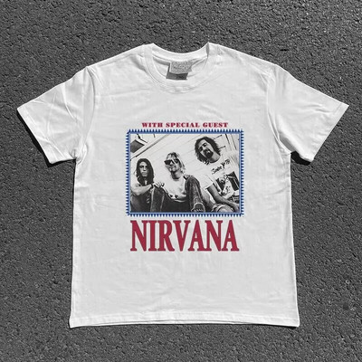 Majica kratkih rukava velikih veličina Rock band Street Retro stil Muška Ženska ljetna široka pamučna ženska majica visoke kvalitete