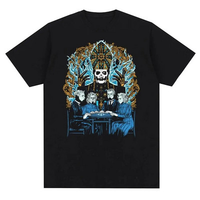 Nova majica kratkih rukava Ghost Rock Band s grafičkim printom Muška ženska modna ležerna rock ulična odjeća Majica kratkih rukava velike veličine Unisex