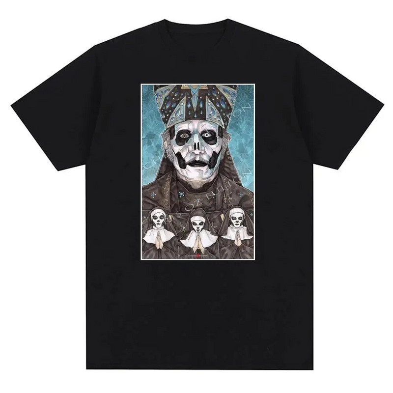 Nova majica kratkih rukava Ghost Rock Band s grafičkim printom Muška ženska modna ležerna rock ulična odjeća Majica kratkih rukava velike veličine Unisex