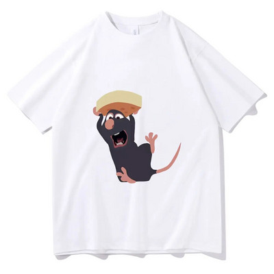 Ljetna Harajuku majica kratkih rukava Mouse I don't want to cook Majica s grafičkim printom Modna ležerna majica kratkih rukava velikih veličina Ženska