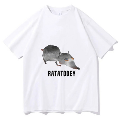 Ljetna Harajuku majica kratkih rukava Mouse I don't want to cook Majica s grafičkim printom Modna ležerna majica kratkih rukava velikih veličina Ženska