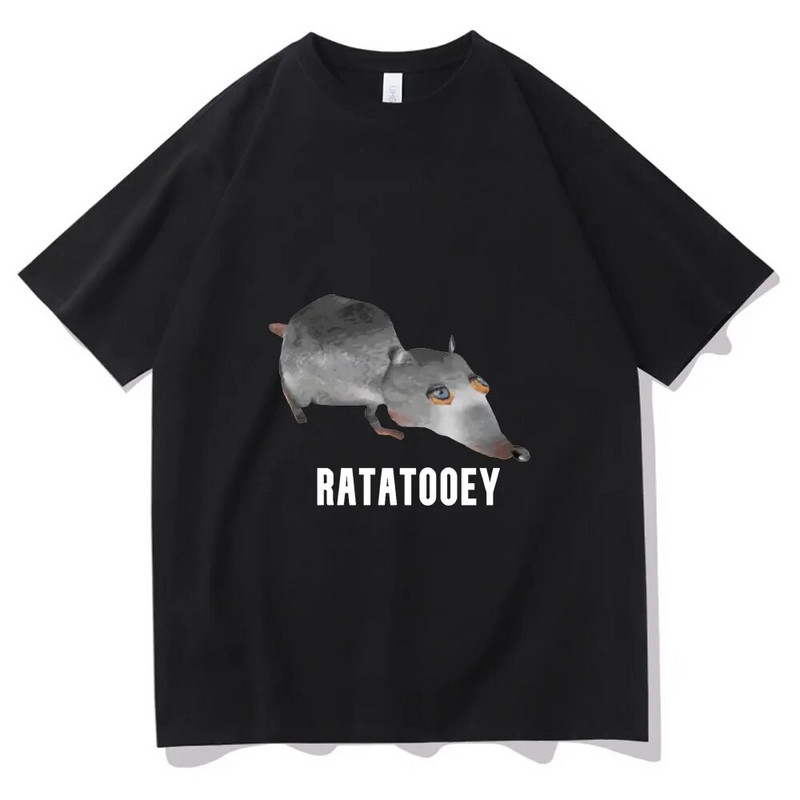 Ljetna Harajuku majica kratkih rukava Mouse I don't want to cook Majica s grafičkim printom Modna ležerna majica kratkih rukava velikih veličina Ženska