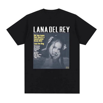 Τραγουδίστρια Lana Del Rey με στάμπα μπλουζάκι ανδρικό γυναικείο μόδα Hip hop streetwear Harajuku κοντομάνικο μπλουζάκι Unisex