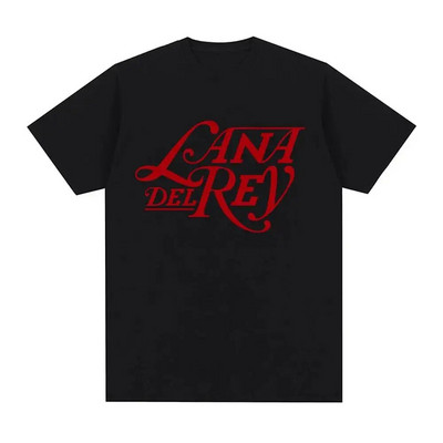 Cântăreața Lana Del Rey Tricou cu imprimeu Bărbați Femei Moda Hip Hop Streetwear Harajuku Tricou cu mânecă scurtă Plus Size Unisex
