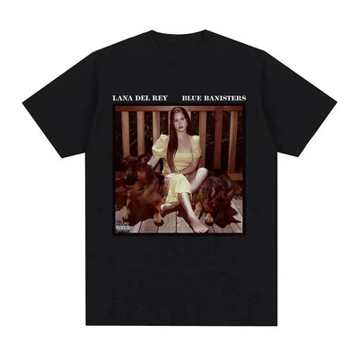 Cântăreața Lana Del Rey Tricou cu imprimeu Bărbați Femei Moda Hip Hop Streetwear Harajuku Tricou cu mânecă scurtă Plus Size Unisex