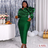 Elegáns fodros buliruha nőknek, molett, szexi női, női zöld ruhák esküvőre, születésnapra, női hosszú báli ruhák,