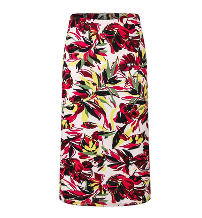 Γυναικείες φούστες Summer print Flowers Pencil φούστα Casual φούστες μέχρι το γόνατο Plus μέγεθος Faldas Mujer Moda Jupe Femme M-3XL