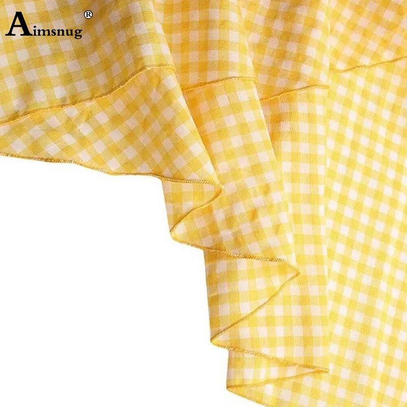 2024 Νέα ανοιξιάτικη casual ρετρό καρό φούστες Γυναικείες κομψές μακριές φούστες με βολάν για πάρτι Φορέματα με φούστα με ψηλόμεσο μπουμπούκι Plus Size S-5XL