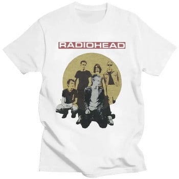 Radiohead Graphic Print Μπλουζάκι Hip Hop Rock Band T Shirt Μόδα Casual Crew λαιμόκοψη κοντό μανίκι συν μέγεθος γυναικείο μπλουζάκι