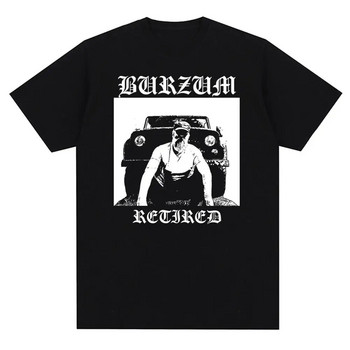 Εξώφυλλο άλμπουμ Vintage Metal Band Burzums Εκτύπωση Μουσική Μπλουζάκι Ανδρικό Γυναικείο Μόδα Casual Κοντομάνικο Μπλουζάκι Unisex