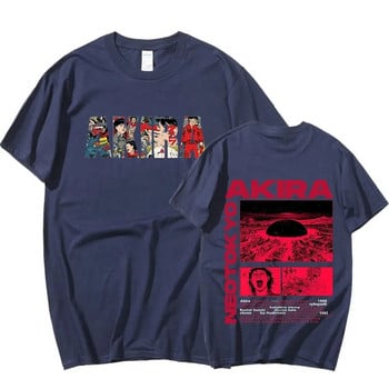 Ιαπωνικό Anime Neo Tokyo Akira T-shirt Ταινία επιστημονικής φαντασίας Manga Shotaro Kaneda Plus Size Γυναικεία Ρούχα 100% Βαμβακερό T-shirt