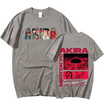 Ιαπωνικό Anime Neo Tokyo Akira T-shirt Ταινία επιστημονικής φαντασίας Manga Shotaro Kaneda Plus Size Γυναικεία Ρούχα 100% Βαμβακερό T-shirt