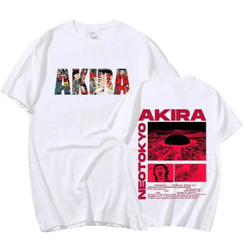 Ιαπωνικό Anime Neo Tokyo Akira T-shirt Ταινία επιστημονικής φαντασίας Manga Shotaro Kaneda Plus Size Γυναικεία Ρούχα 100% Βαμβακερό T-shirt