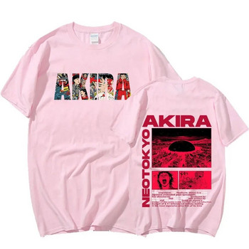 Ιαπωνικό Anime Neo Tokyo Akira T-shirt Ταινία επιστημονικής φαντασίας Manga Shotaro Kaneda Plus Size Γυναικεία Ρούχα 100% Βαμβακερό T-shirt