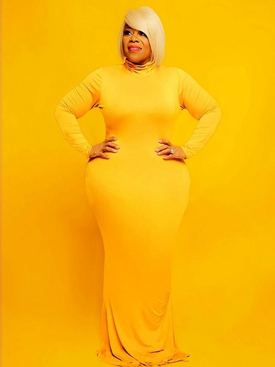 Haljine veće veličine za žene Rođendanska dolčevita Maxi dugih rukava visokog struka Elegantna ležerna haljina Veleprodaja na veliko Dropshipping