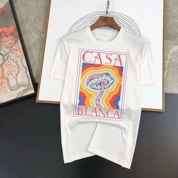 Vintage High Street CASA T-Shirt με στάμπα χιπ χοπ μπλουζάκια Harajuku Casual Loose Γυναικείες ανδρικές κοντομάνικες μπλούζες Δωρεάν αποστολή