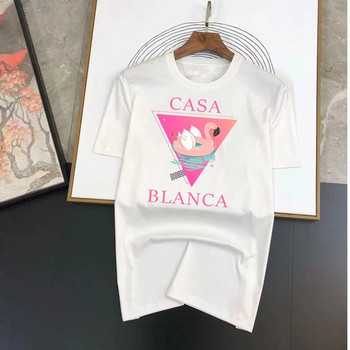 Vintage High Street CASA T-Shirt με στάμπα χιπ χοπ μπλουζάκια Harajuku Casual Loose Γυναικείες ανδρικές κοντομάνικες μπλούζες Δωρεάν αποστολή