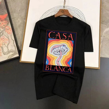 Vintage High Street CASA T-Shirt με στάμπα χιπ χοπ μπλουζάκια Harajuku Casual Loose Γυναικείες ανδρικές κοντομάνικες μπλούζες Δωρεάν αποστολή