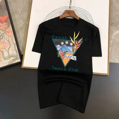 Vintage High Street CASA póló, nyomott nagy méretű hip-hop pólók Harajuku alkalmi laza női férfi rövid ujjú felsők Ingyenes szállítás