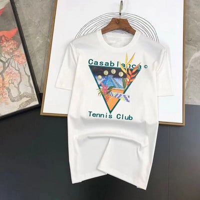 Vintage High Street CASA póló, nyomott nagy méretű hip-hop pólók Harajuku alkalmi laza női férfi rövid ujjú felsők Ingyenes szállítás