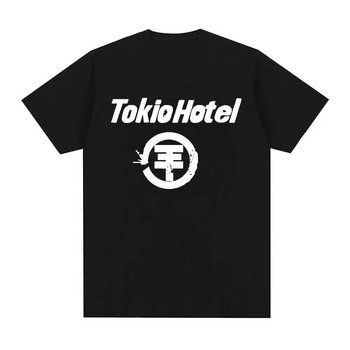 Rock Band Tokio Hotel Kaulitz Graphic Print Μπλουζάκι Μόδα πανκ κοντό μανίκι Casual Hip op Streetwear Plus Size T Shirt Γυναικεία