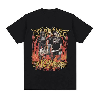 Rock Band Tokio Hotel Kaulitz Graphic Print Μπλουζάκι Μόδα πανκ κοντό μανίκι Casual Hip op Streetwear Plus Size T Shirt Γυναικεία