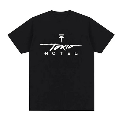 Rock Band Tokio Hotel Kaulitz Graphic Print Μπλουζάκι Μόδα πανκ κοντό μανίκι Casual Hip op Streetwear Plus Size T Shirt Γυναικεία