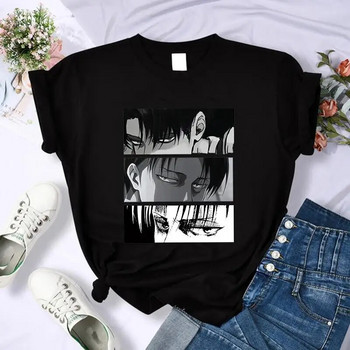 Γιαπωνέζικο Anime Attack on Titan Graphic Print Tshirt Ανδρικό μπλουζάκι Casual Fashion Κοντό μανίκι συν μέγεθος γυναικείο μπλουζάκι