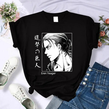 Γιαπωνέζικο Anime Attack on Titan Graphic Print Tshirt Ανδρικό μπλουζάκι Casual Fashion Κοντό μανίκι συν μέγεθος γυναικείο μπλουζάκι