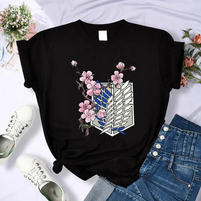 Tricou cu imprimeu grafic Anime japonez Attack on Titan Bărbați Casual Fashion Tricou cu mânecă scurtă Plus Size Femei