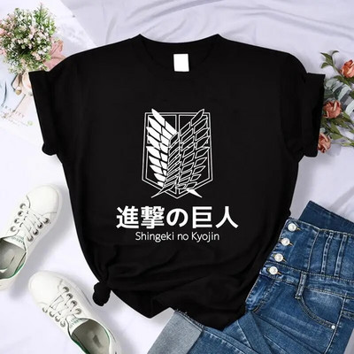 Tricou cu imprimeu grafic Anime japonez Attack on Titan Bărbați Casual Fashion Tricou cu mânecă scurtă Plus Size Femei