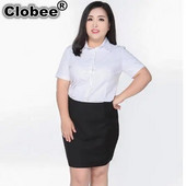 9XL 8XL 7XL 6XL 5XL Γυναικεία Pencil Φούστα Μεγάλο Μέγεθος 2023 Ψηλόμεση Μαύρη επίσημη Γυναικεία Μίνι φούστα γραφείου για Blazer κοστούμια M279