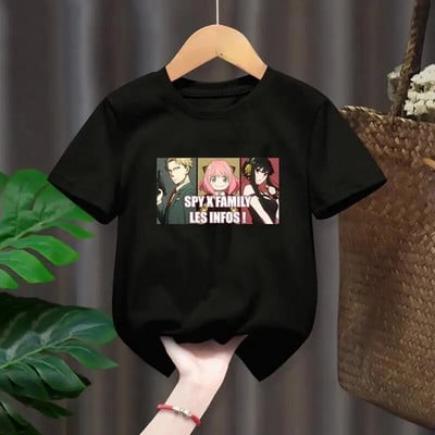 Tricou cu imprimeu grafic de desene animate Spy X Family Tricou japonez Anime Harajuku Tricou casual cu mânecă scurtă Plus Size Tricou femei
