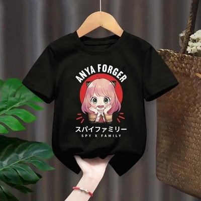 Tricou cu imprimeu grafic de desene animate Spy X Family Tricou japonez Anime Harajuku Tricou casual cu mânecă scurtă Plus Size Tricou femei