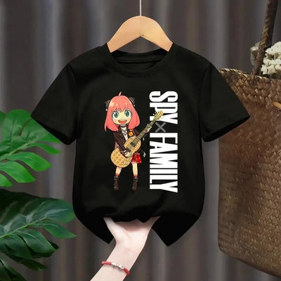 Tricou cu imprimeu grafic de desene animate Spy X Family Tricou japonez Anime Harajuku Tricou casual cu mânecă scurtă Plus Size Tricou femei
