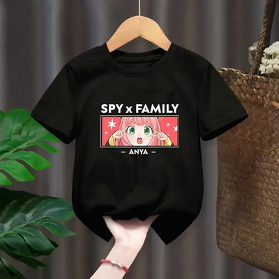Tricou cu imprimeu grafic de desene animate Spy X Family Tricou japonez Anime Harajuku Tricou casual cu mânecă scurtă Plus Size Tricou femei
