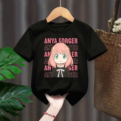 Tricou cu imprimeu grafic de desene animate Spy X Family Tricou japonez Anime Harajuku Tricou casual cu mânecă scurtă Plus Size Tricou femei